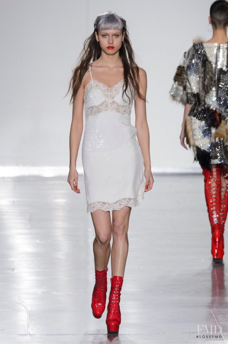Pavlina Eneva featured in  the Ashish fashion show for Autumn/Winter 2015
