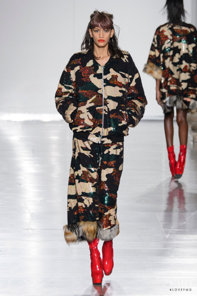 Hadassa Lima featured in  the Ashish fashion show for Autumn/Winter 2015