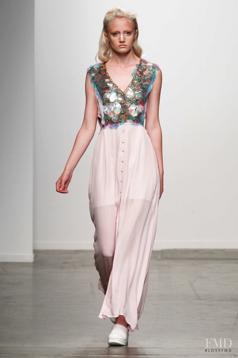 Lily Walker featured in  the Karolyn Pho fashion show for Spring/Summer 2015