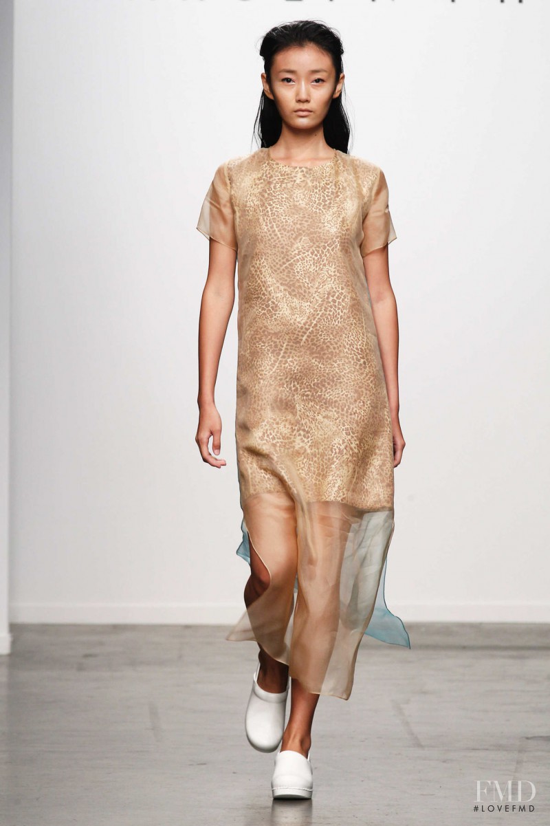 Yi Fei Li featured in  the Karolyn Pho fashion show for Spring/Summer 2015