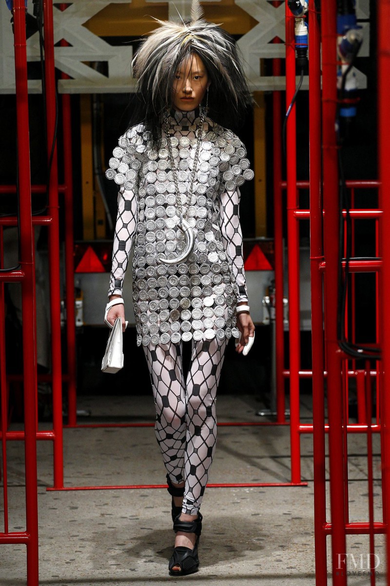Pong Lee featured in  the KTZ fashion show for Spring/Summer 2016
