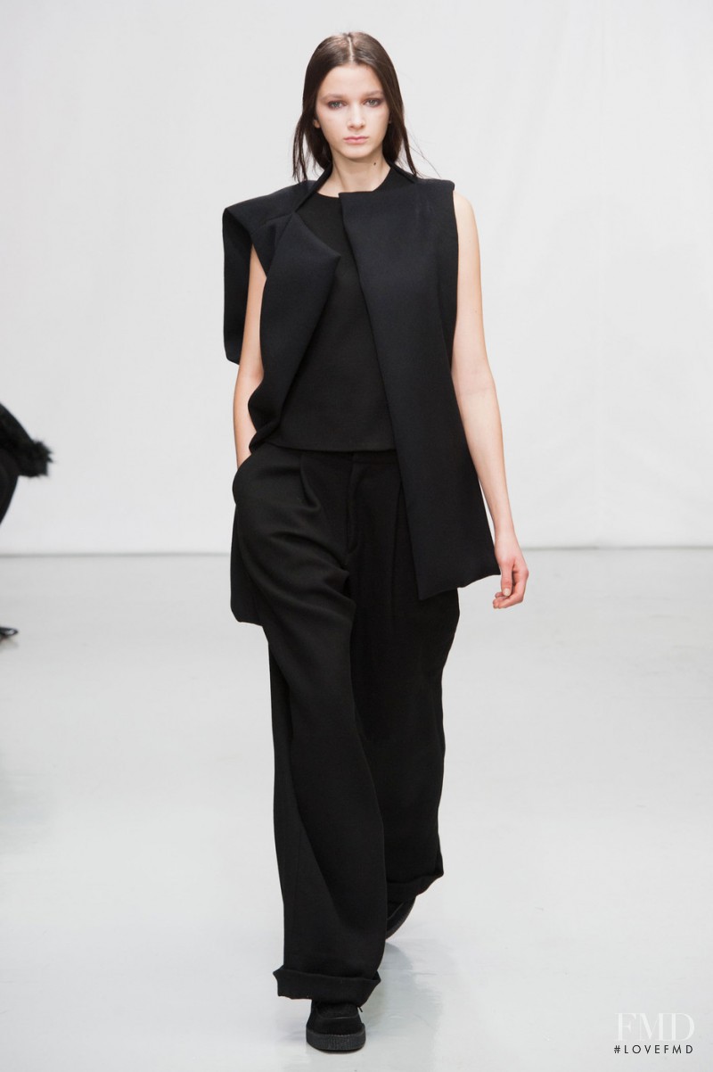 Mara Jankovic featured in  the Moon Young Hee fashion show for Autumn/Winter 2014