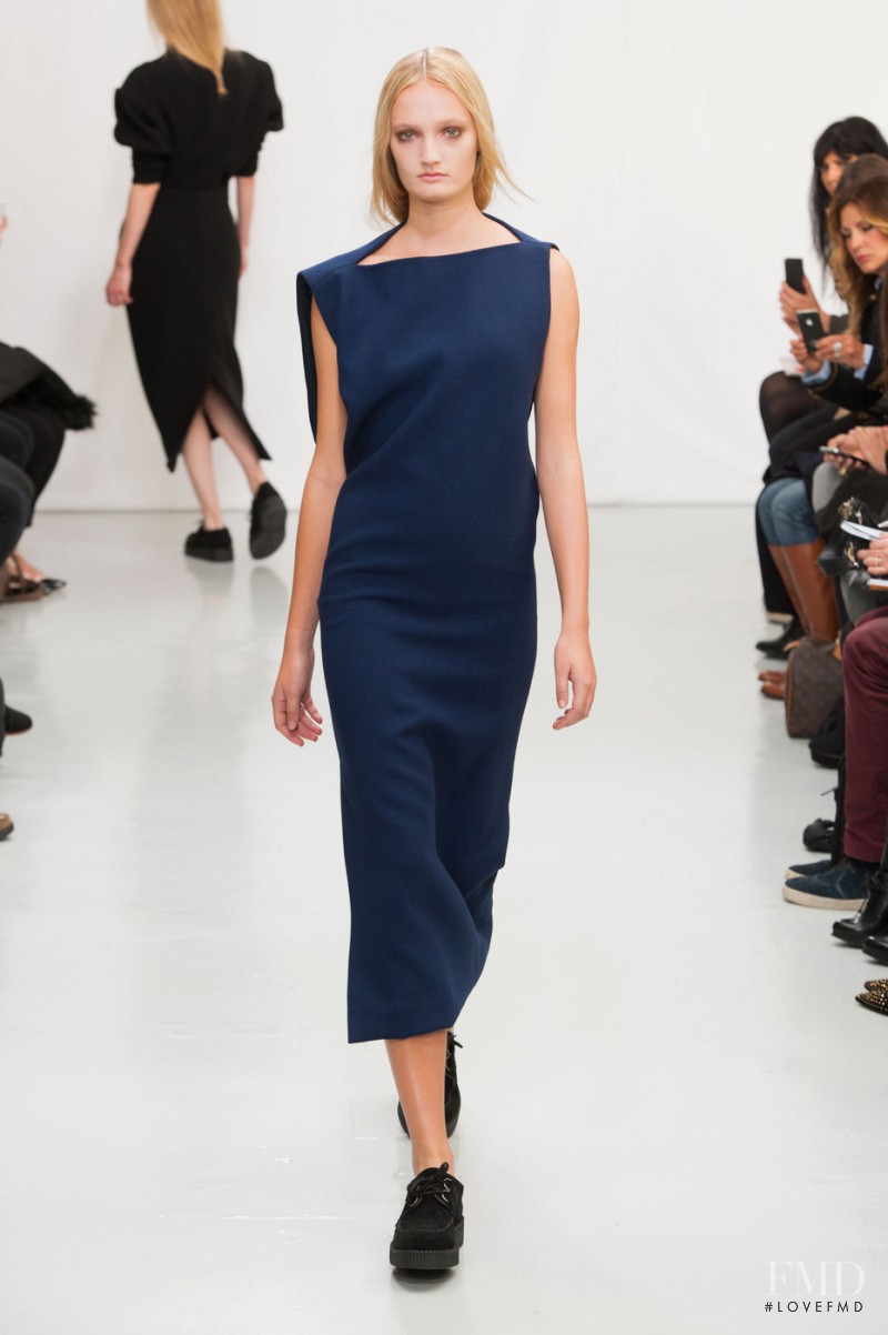 Talisa Quirk featured in  the Moon Young Hee fashion show for Autumn/Winter 2014