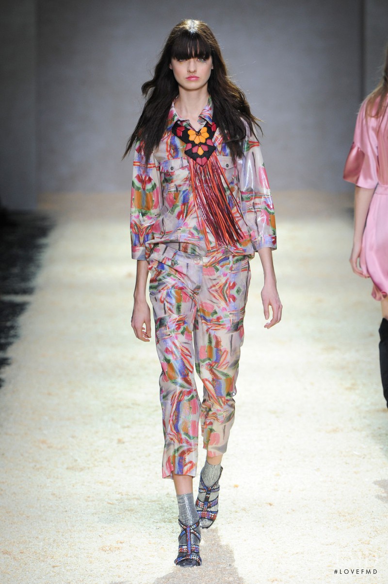 Baylee Soles featured in  the Kristina Ti fashion show for Autumn/Winter 2015