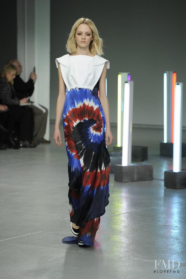 Daria Strokous featured in  the Rodarte fashion show for Autumn/Winter 2013