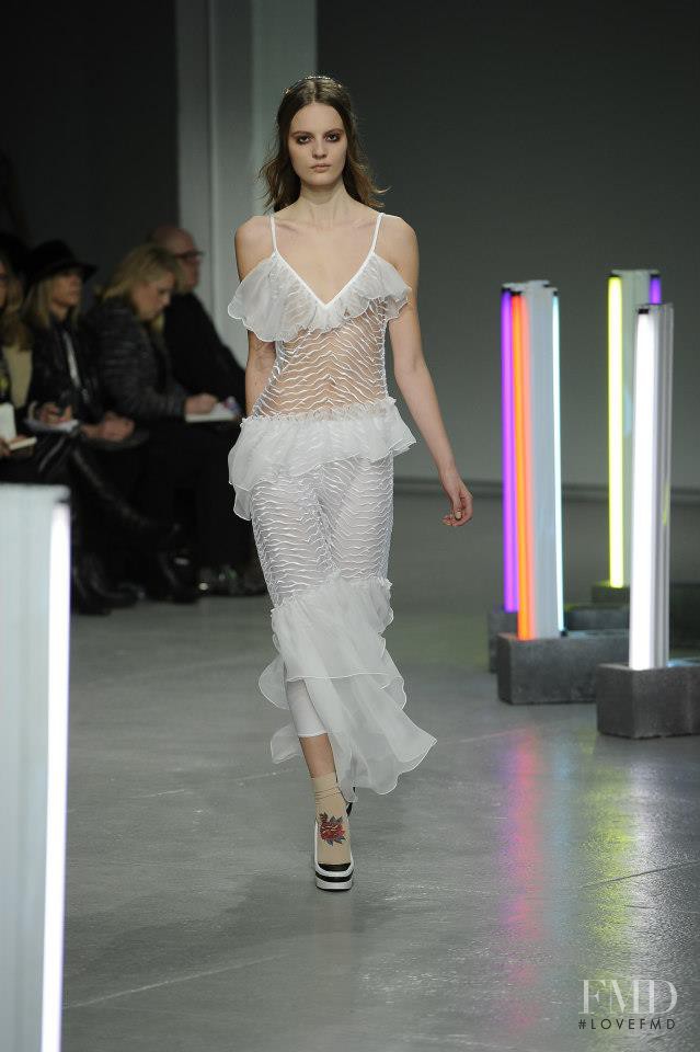 Tilda Lindstam featured in  the Rodarte fashion show for Autumn/Winter 2013