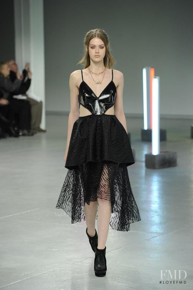 Tess Hellfeuer featured in  the Rodarte fashion show for Autumn/Winter 2013