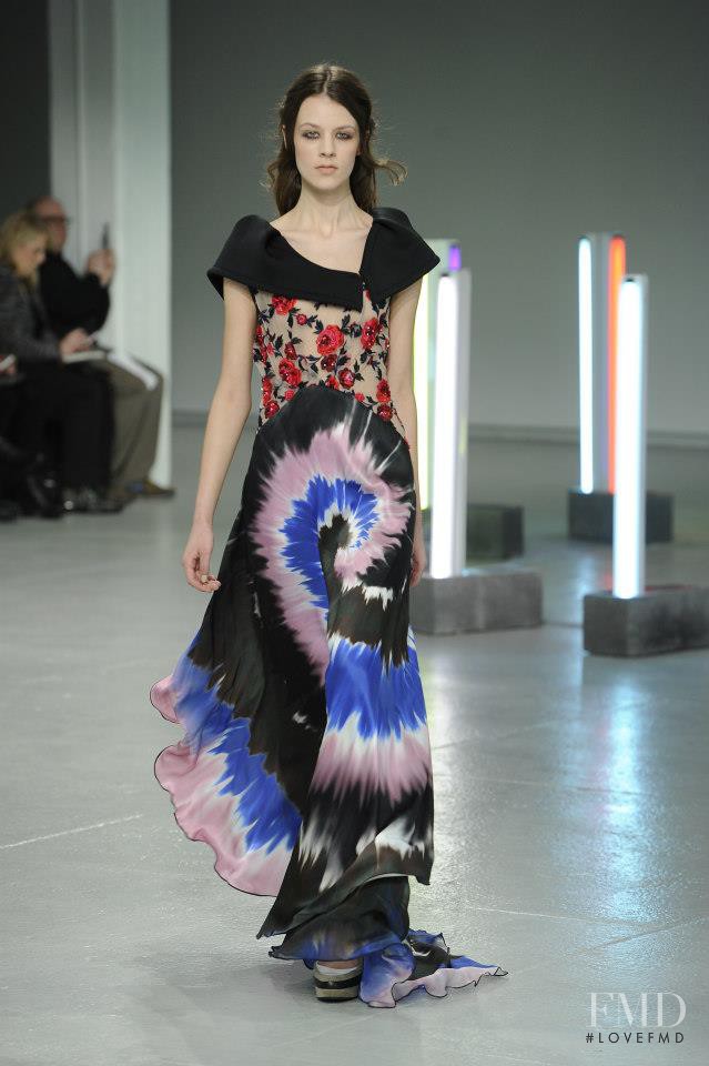 Kayley Chabot featured in  the Rodarte fashion show for Autumn/Winter 2013