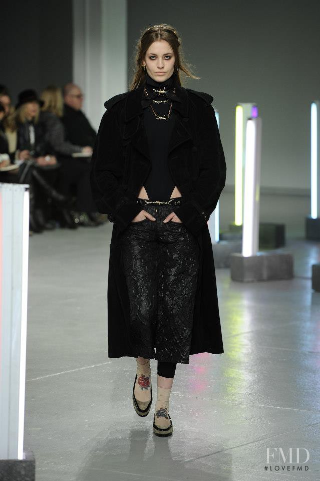 Nadja Bender featured in  the Rodarte fashion show for Autumn/Winter 2013