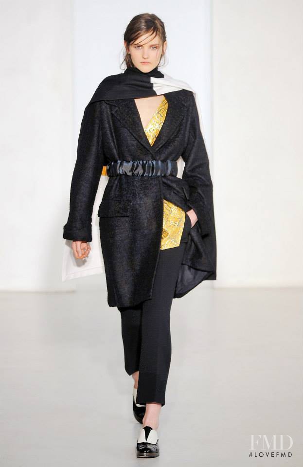 Luba Hryniv featured in  the Odeeh fashion show for Autumn/Winter 2014