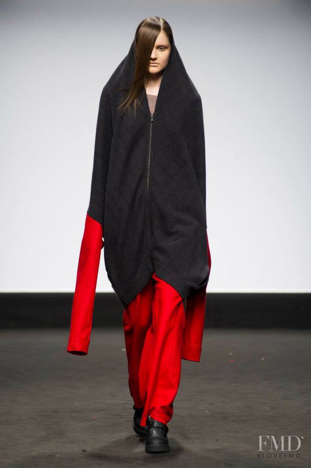 Luba Hryniv featured in  the Fatima Val fashion show for Autumn/Winter 2015