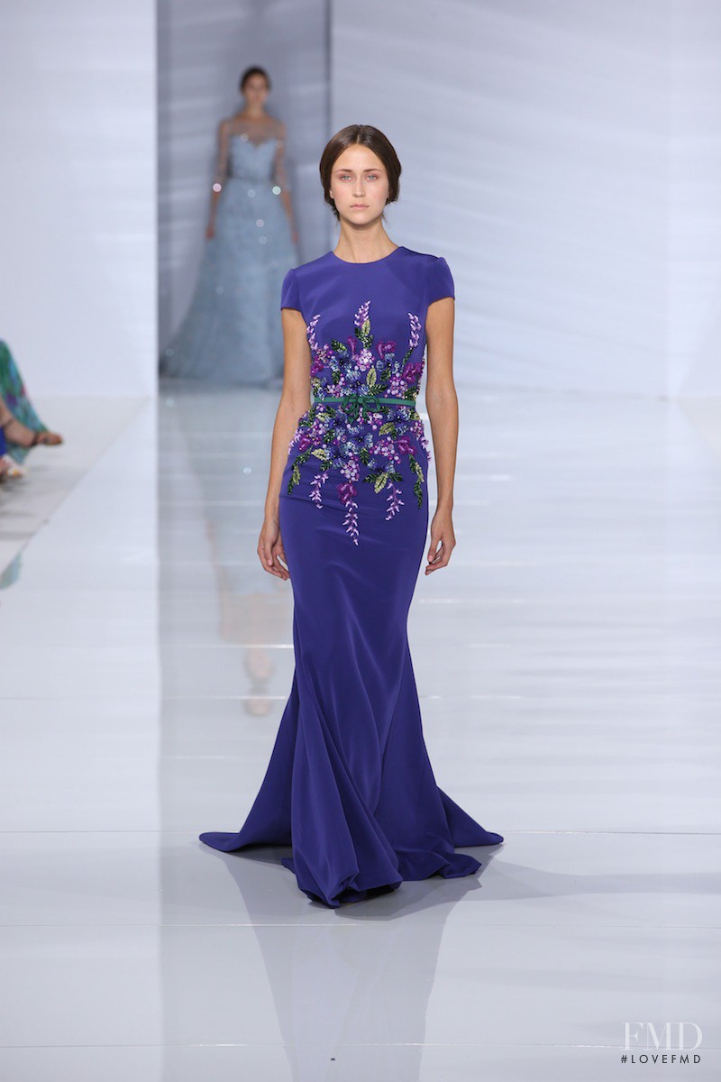 Nastya Choo featured in  the Georges Hobeika fashion show for Autumn/Winter 2015