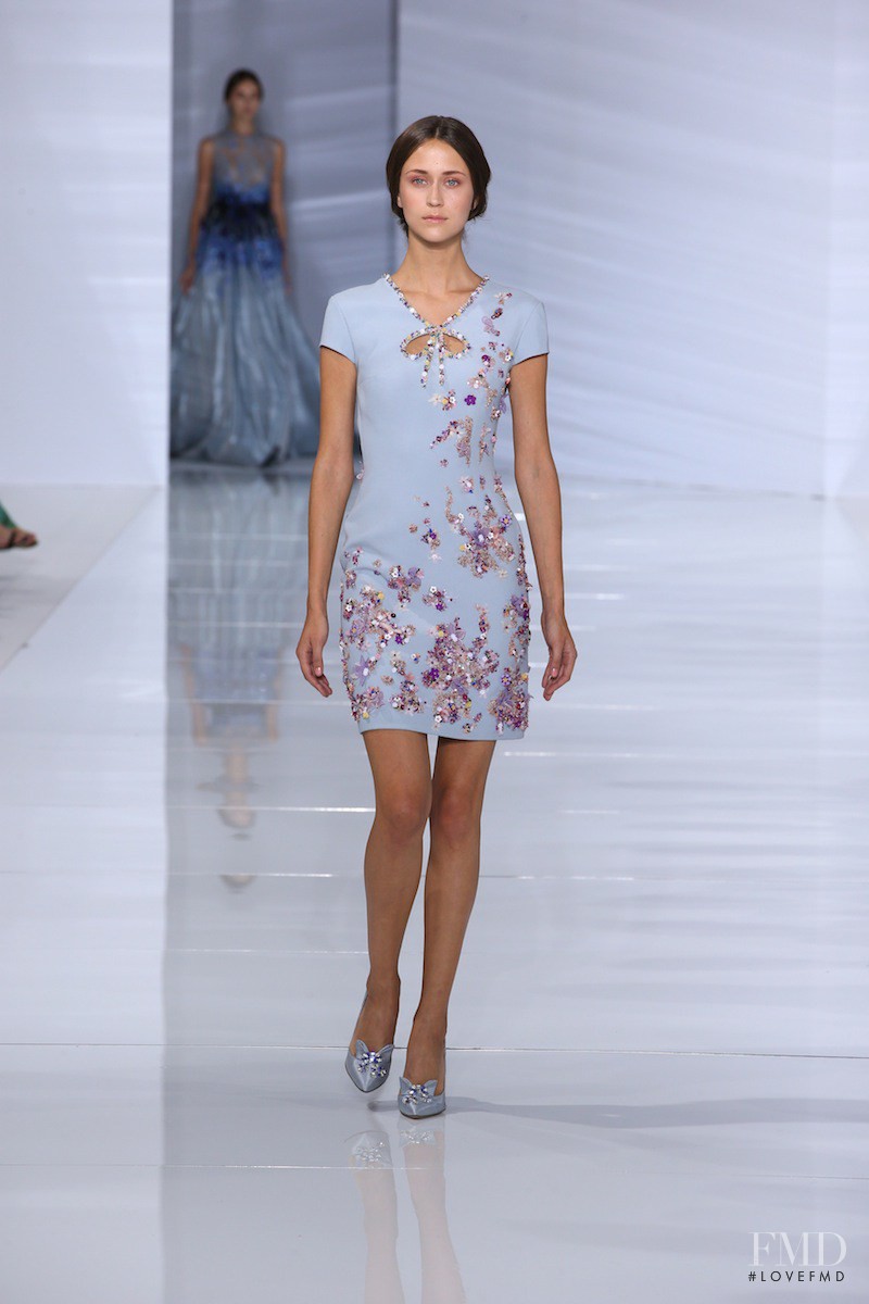 Nastya Choo featured in  the Georges Hobeika fashion show for Autumn/Winter 2015