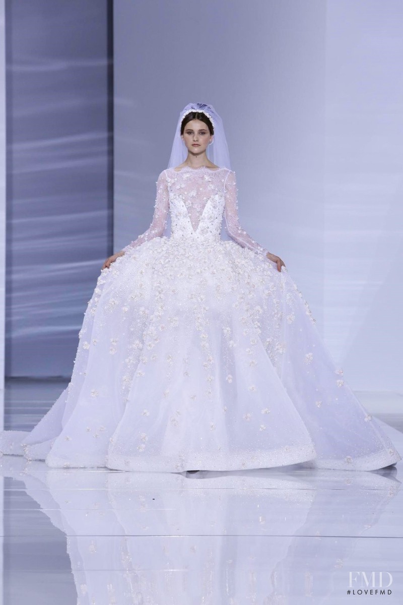 Luba Hryniv featured in  the Georges Hobeika fashion show for Autumn/Winter 2015