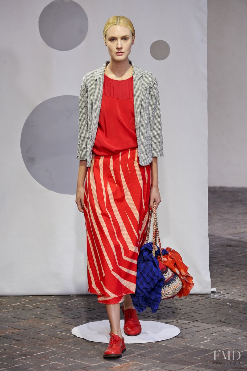 Caroline Mathis featured in  the Daniela Gregis fashion show for Spring/Summer 2014