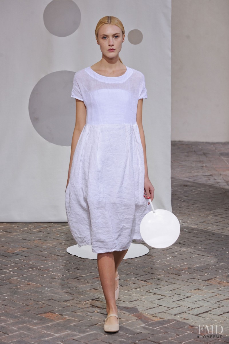 Caroline Mathis featured in  the Daniela Gregis fashion show for Spring/Summer 2014