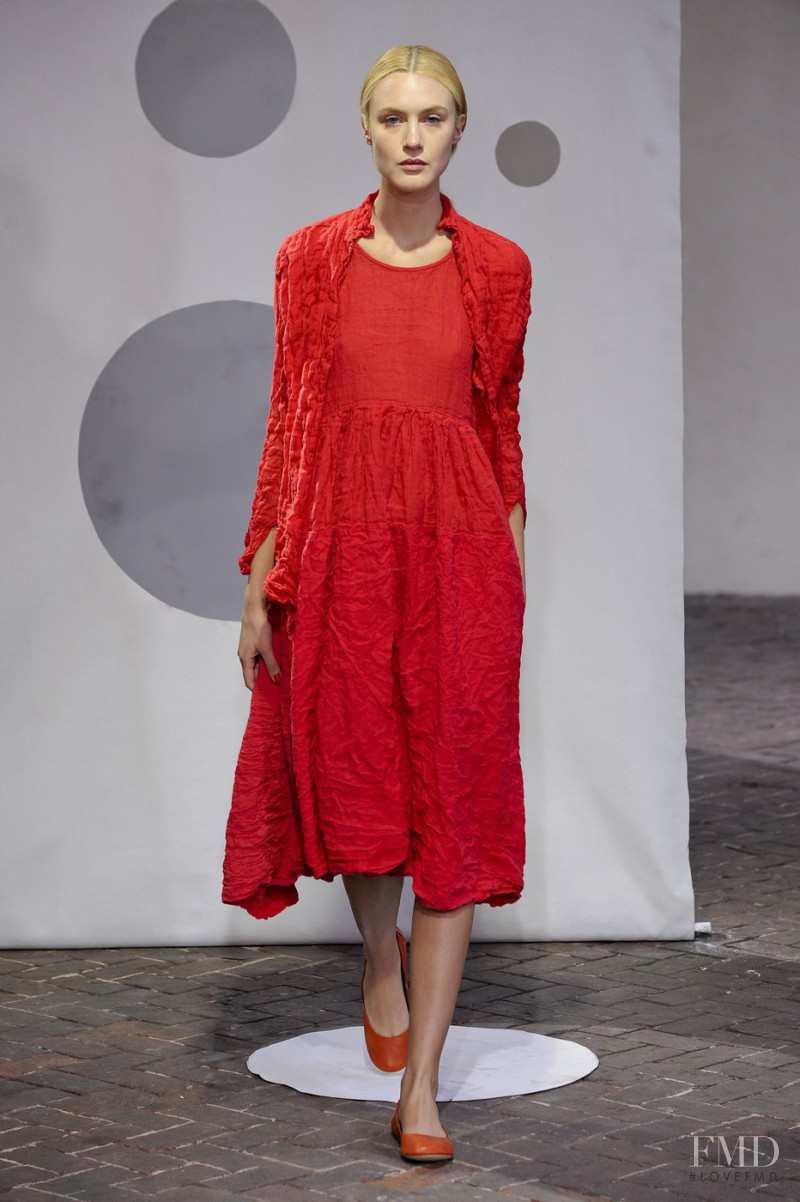 Caroline Mathis featured in  the Daniela Gregis fashion show for Spring/Summer 2014