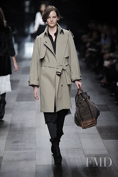 Sara Blomqvist featured in  the Burberry Prorsum fashion show for Autumn/Winter 2009