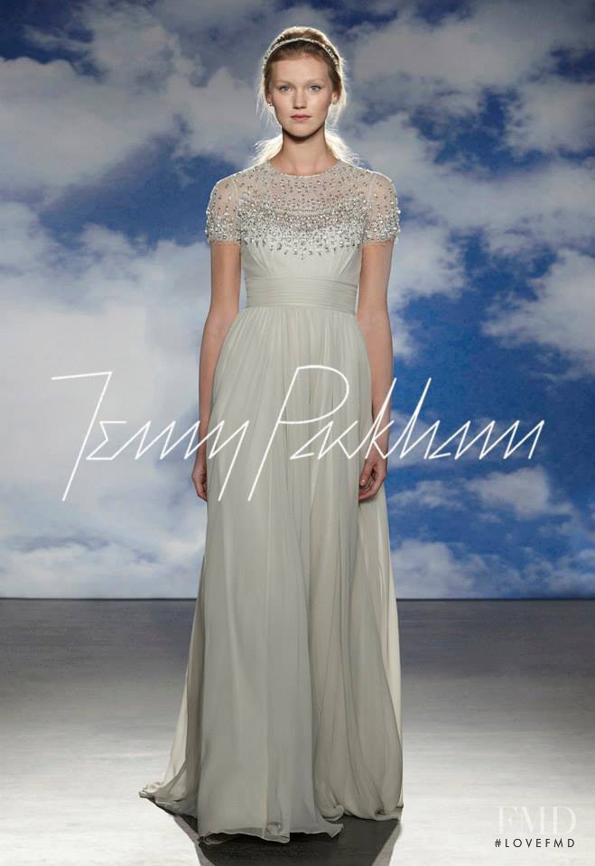 Maja Mayskär featured in  the Jenny Packham Bridal Collection fashion show for Spring/Summer 2015