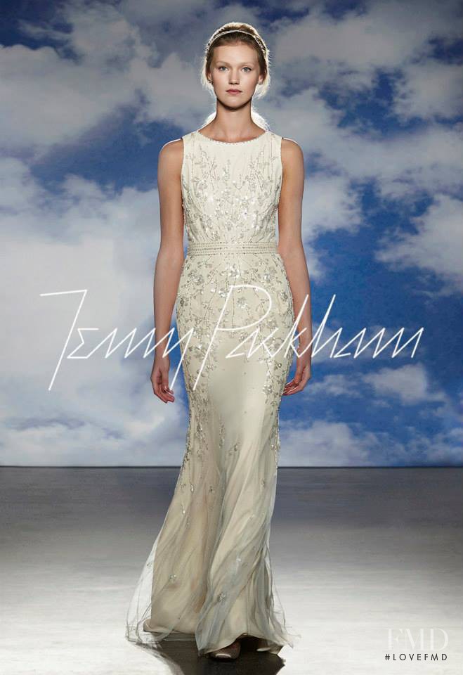 Maja Mayskär featured in  the Jenny Packham Bridal Collection fashion show for Spring/Summer 2015