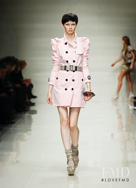 Ranya Mordanova featured in  the Burberry Prorsum fashion show for Spring/Summer 2010