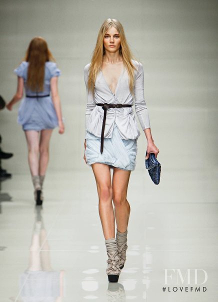 Ieva Laguna featured in  the Burberry Prorsum fashion show for Spring/Summer 2010