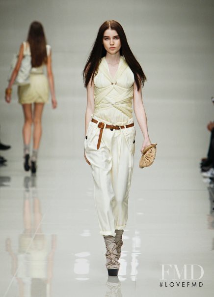 Ali Michael featured in  the Burberry Prorsum fashion show for Spring/Summer 2010