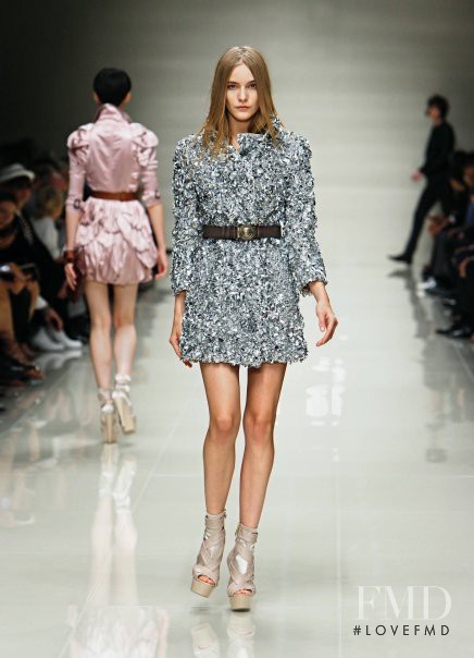 Dorothea Barth Jorgensen featured in  the Burberry Prorsum fashion show for Spring/Summer 2010