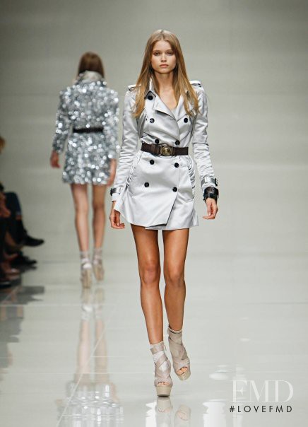 Abbey Lee Kershaw featured in  the Burberry Prorsum fashion show for Spring/Summer 2010