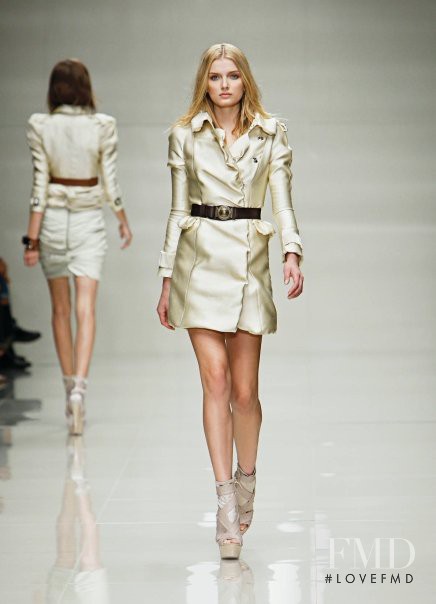 Lily Donaldson featured in  the Burberry Prorsum fashion show for Spring/Summer 2010