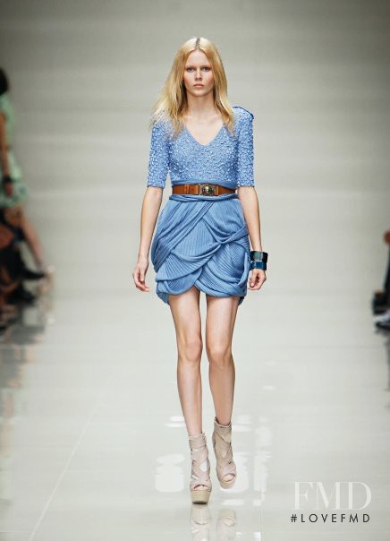 Barbora Dvorakova featured in  the Burberry Prorsum fashion show for Spring/Summer 2010