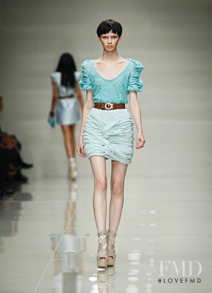 Ranya Mordanova featured in  the Burberry Prorsum fashion show for Spring/Summer 2010