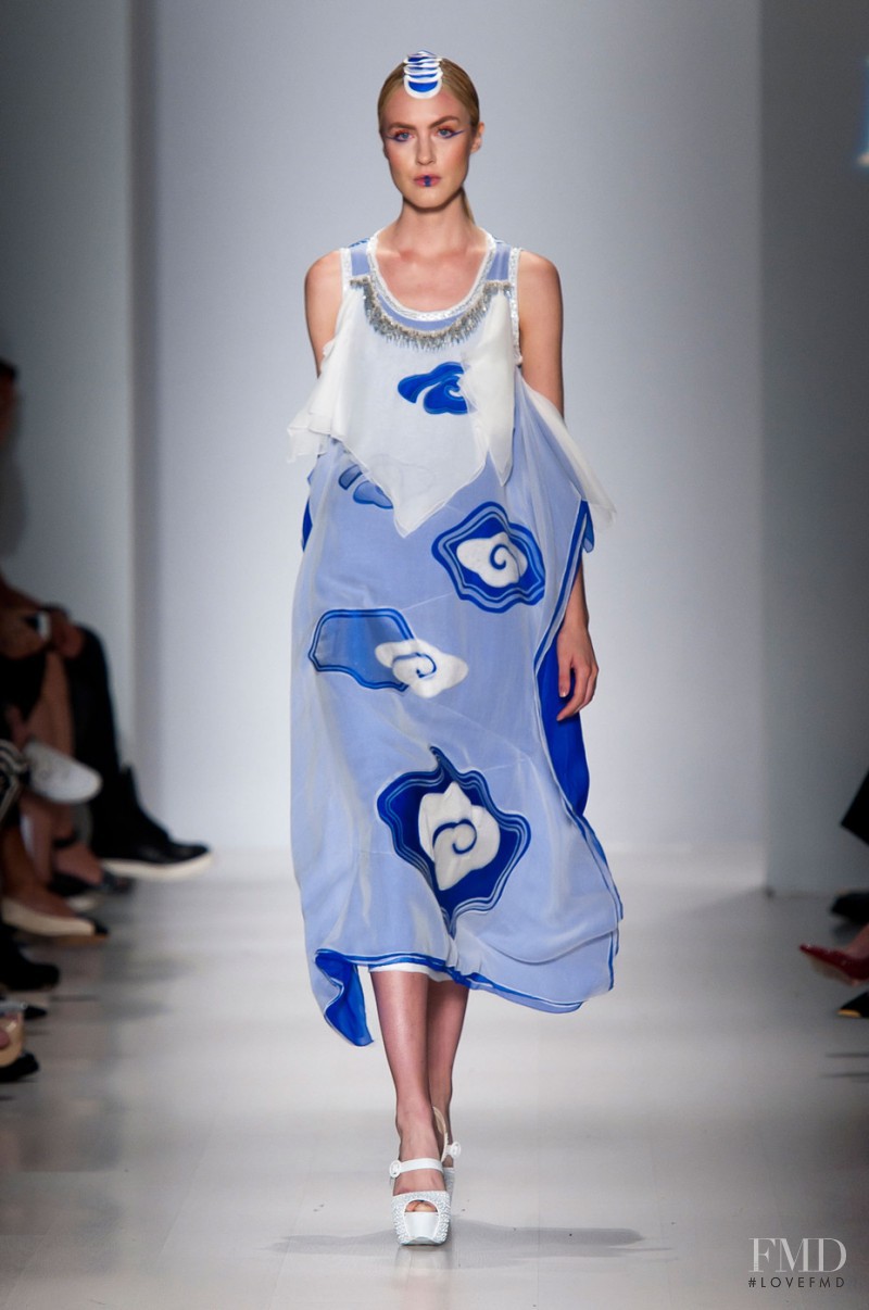 Caroline Mathis featured in  the Fashion Shenzhen fashion show for Spring/Summer 2015