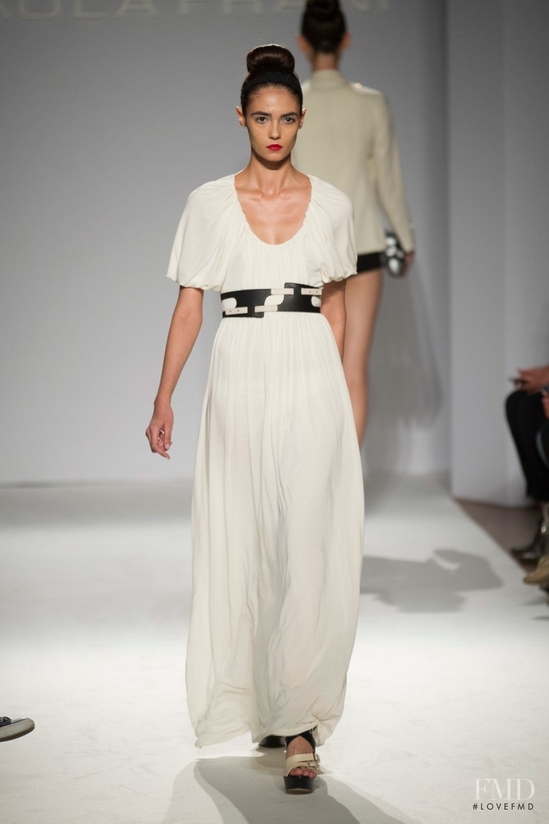 Dasha Khlynova featured in  the Paola Frani fashion show for Spring/Summer 2014