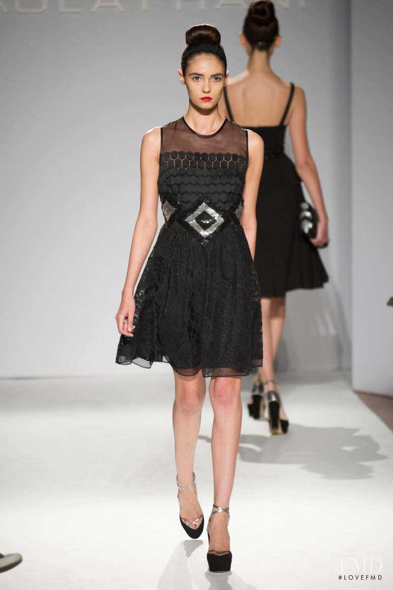 Dasha Khlynova featured in  the Paola Frani fashion show for Spring/Summer 2014