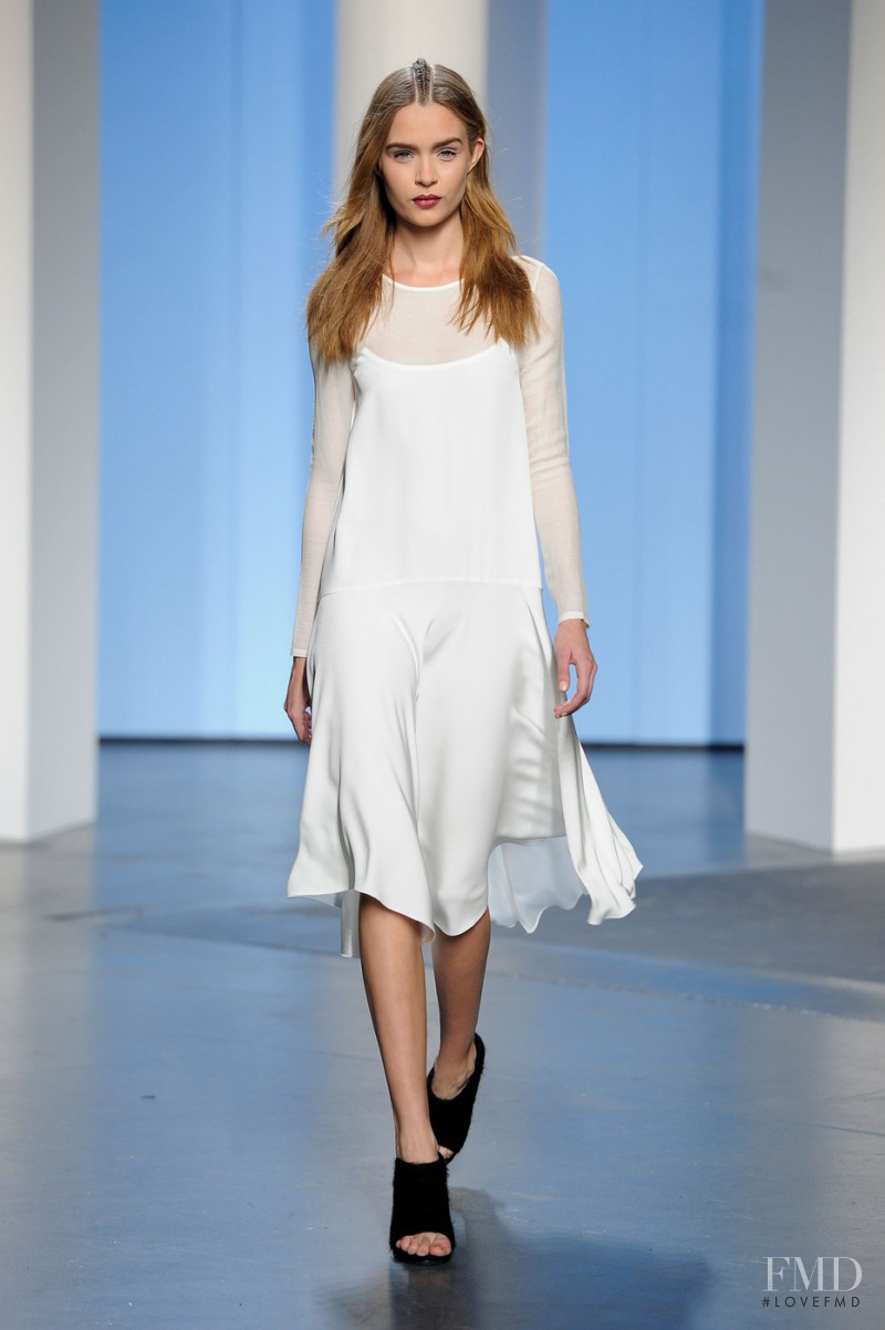 Zosia Nowak featured in  the Tibi fashion show for Autumn/Winter 2014
