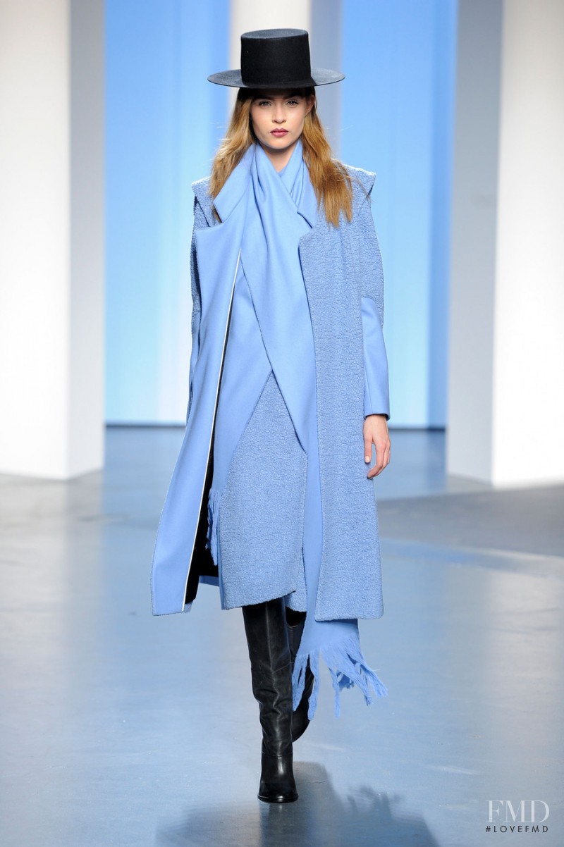 Josephine Skriver featured in  the Tibi fashion show for Autumn/Winter 2014