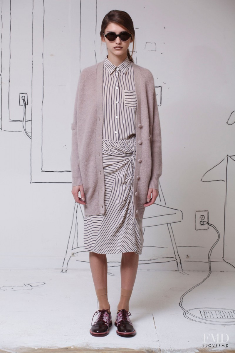Alexandra Rudakova featured in  the Boy by Band Of Outsiders fashion show for Autumn/Winter 2014