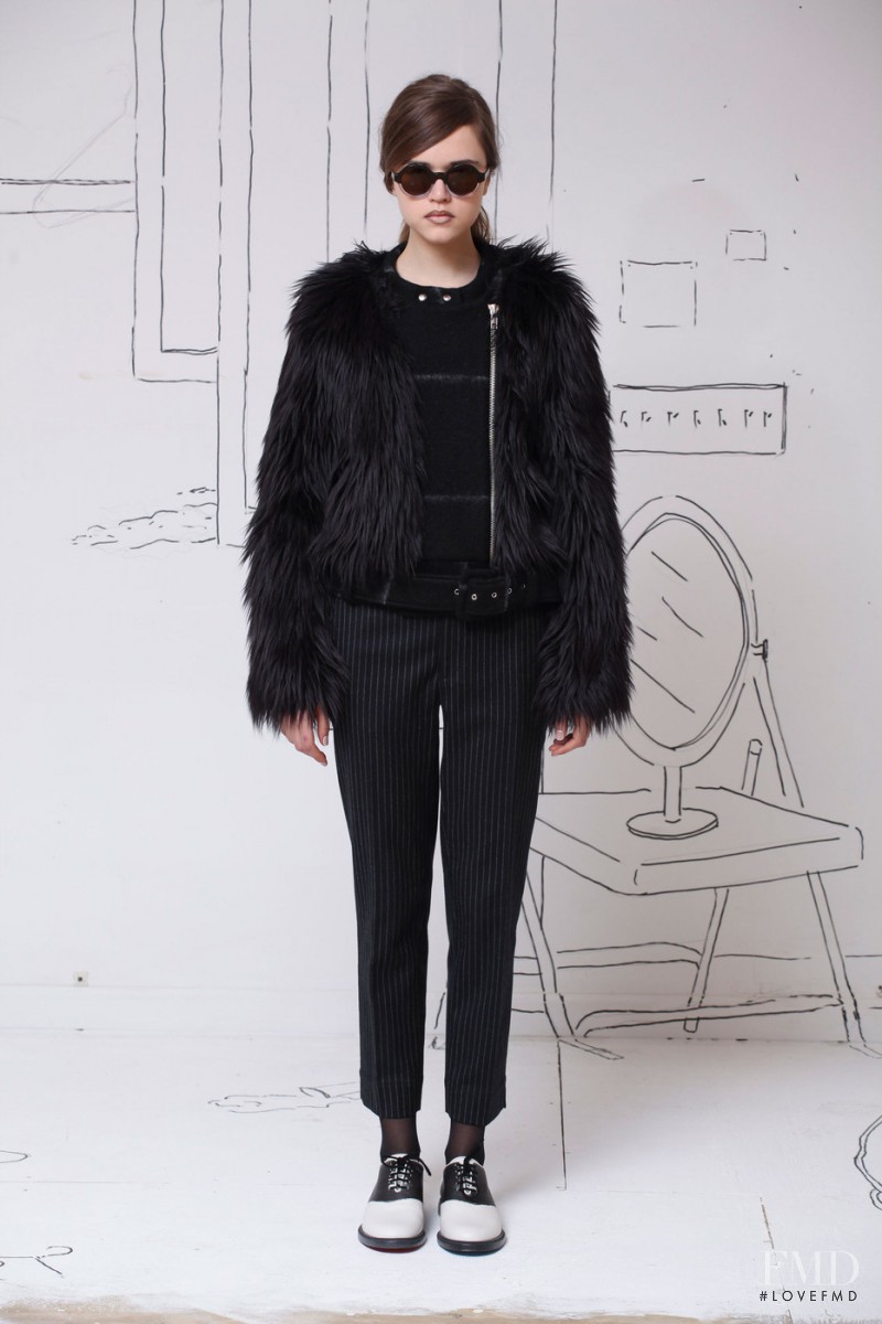 Maya Derzhevitskaya featured in  the Boy by Band Of Outsiders fashion show for Autumn/Winter 2014