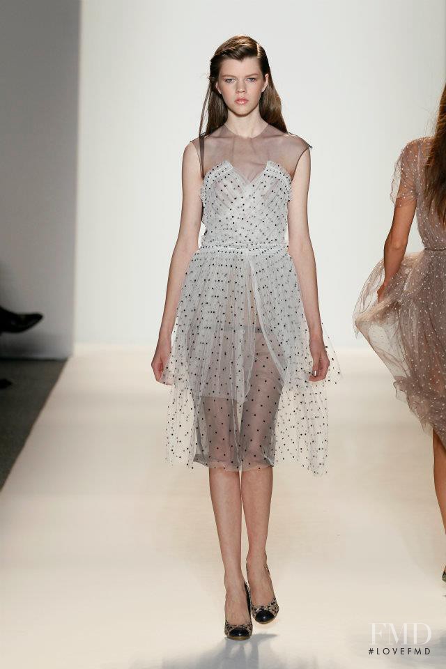 Maya Derzhevitskaya featured in  the Lela Rose fashion show for Spring/Summer 2012