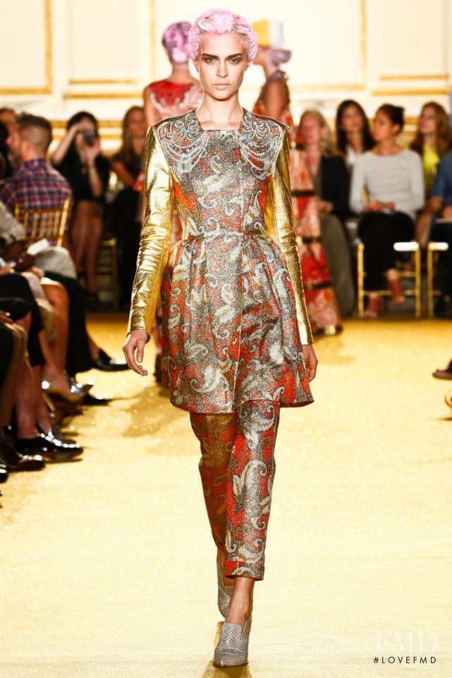 Josephine Skriver featured in  the Thakoon fashion show for Spring/Summer 2012