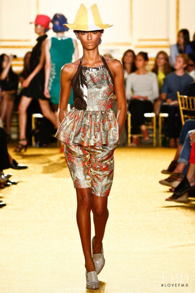 Anais Mali featured in  the Thakoon fashion show for Spring/Summer 2012