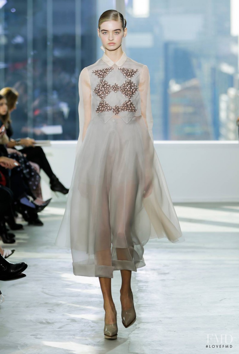 Baylee Soles featured in  the Delpozo fashion show for Autumn/Winter 2014