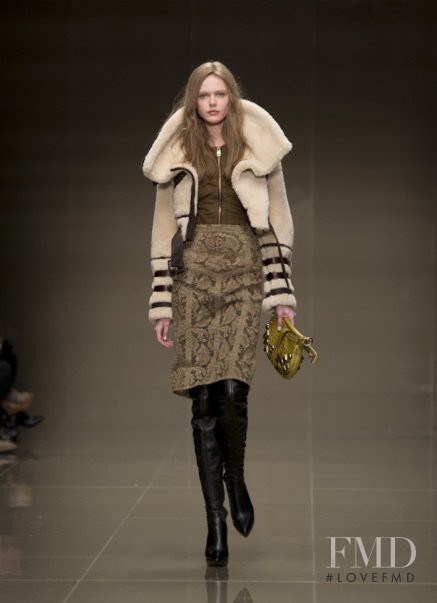 Frida Gustavsson featured in  the Burberry Prorsum fashion show for Autumn/Winter 2010