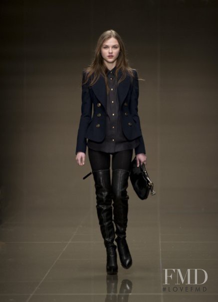Rasa Zukauskaite featured in  the Burberry Prorsum fashion show for Autumn/Winter 2010