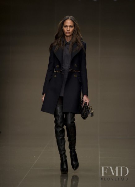 Joan Smalls featured in  the Burberry Prorsum fashion show for Autumn/Winter 2010