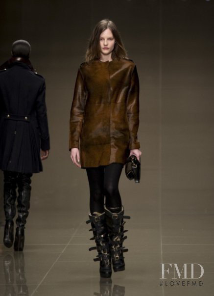 Sara Blomqvist featured in  the Burberry Prorsum fashion show for Autumn/Winter 2010