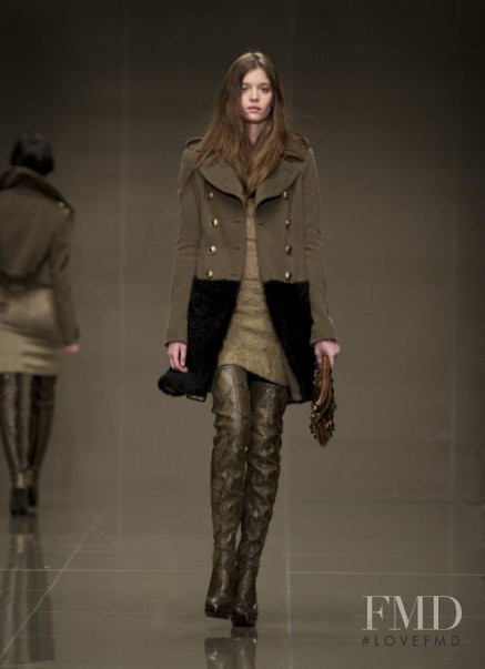 Pauline Serreau featured in  the Burberry Prorsum fashion show for Autumn/Winter 2010