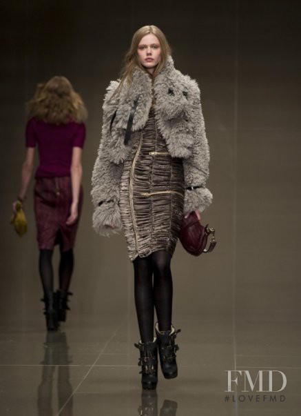 Frida Gustavsson featured in  the Burberry Prorsum fashion show for Autumn/Winter 2010