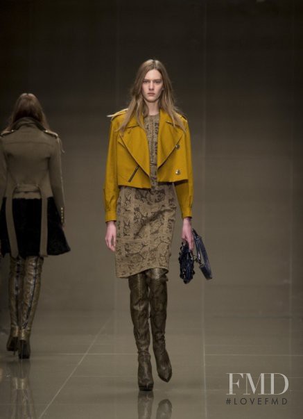 Carla Gebhart featured in  the Burberry Prorsum fashion show for Autumn/Winter 2010